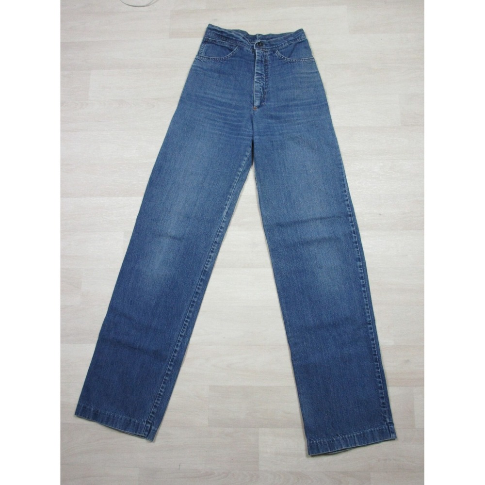 Vintage McKenzie Bend Jessie Jeans Womens‎ Sz 24 High Rise Straight Denim